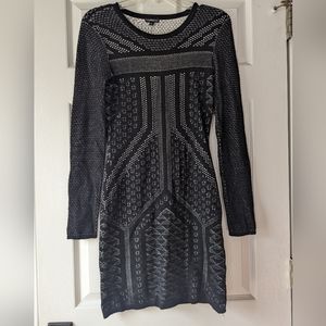 EXPRESS Geometric Sweater Dress